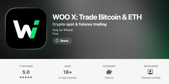 WOOX iOS App Rating